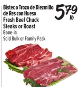El Super Fresh Beef Chuck Steaks or Roast Bone-in offer