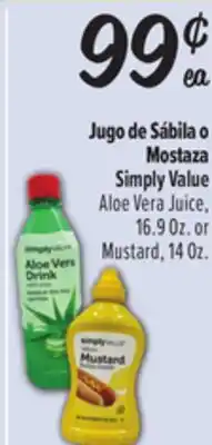 El Super Aloe Vera Juice, 16.9 Oz. or Mustard, 14Oz offer