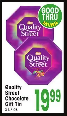 Jewel-Osco Quality Street Chocolate Gift Tin offer