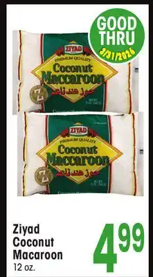 Jewel-Osco Ziyad Coconut Macaroon offer