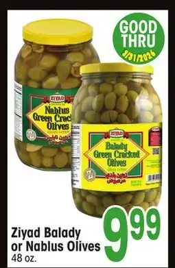 Jewel-Osco Ziyad Balady or Nablus Olives offer