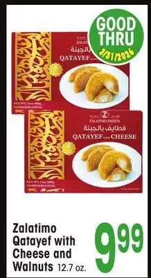 Jewel-Osco Zalatimo Qatayef with Cheese and Walnuts offer