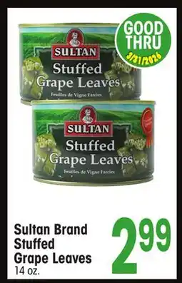 Jewel-Osco Sultan Brand Stuffed Grape Leaves offer