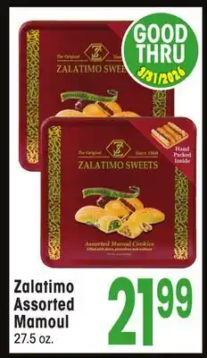 Jewel-Osco Zalatimo Assorted Mamoul offer
