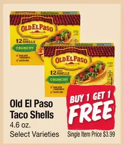 Jewel-Osco Old El Paso Taco Shells offer