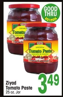 Jewel-Osco Ziyad Tomato Paste offer