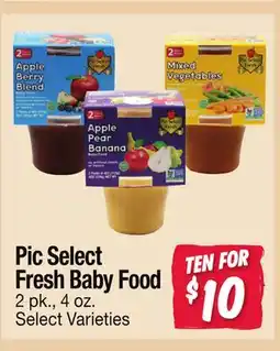 Jewel-Osco Pic Select Fresh Baby Food offer