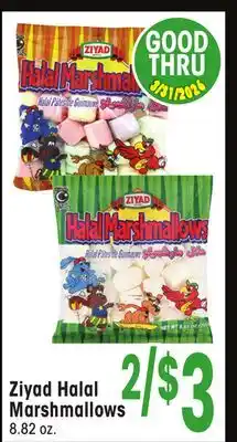 Jewel-Osco Ziyad Halal Marshmallows offer