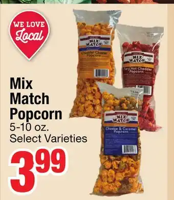 Jewel-Osco Mix Match Popcorn offer