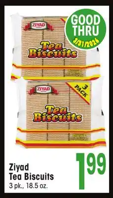 Jewel-Osco Ziyad Tea Biscuits offer