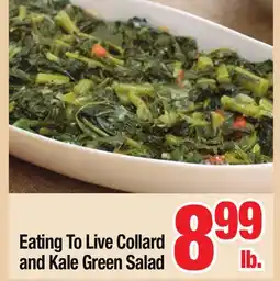 Jewel-Osco Eating To Live Collard and Kale Green Salad offer