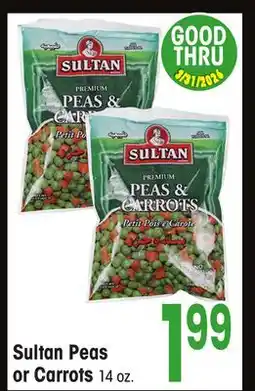 Jewel-Osco Sultan Peas or Carrots offer