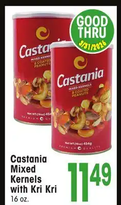 Jewel-Osco Castania Mixed Kernels with Kri Kri offer