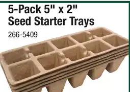Menards 5-Pack 5 x 2 Seed Starter Trays offer