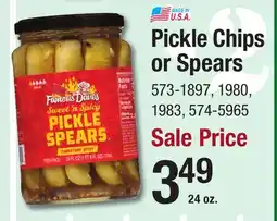 Menards Pickle Chips or Spears offer