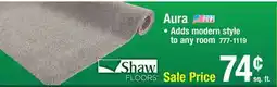 Menards Aura offer