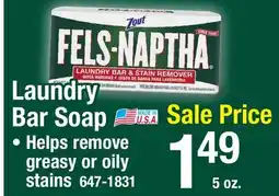 Menards Laundry Bar Soap offer