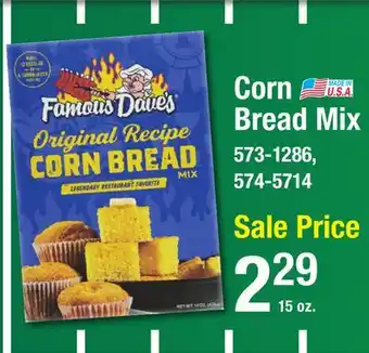 Menards Corn Bread Mix offer