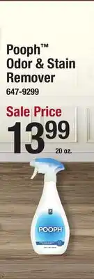 Menards Pooph Odor & Stain Remover offer