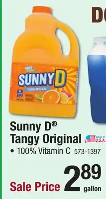 Menards Sunny D Tangy Original offer