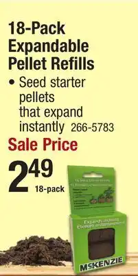 Menards 18-Pack Expandable Pellet Refills offer