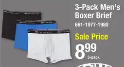 Menards 3-Pack Men's Boxer Brief offer