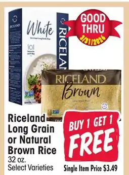 Jewel-Osco Riceland Long Grain or Natural Brown Rice offer