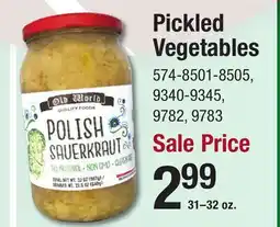 Menards Pickled Vegetables offer