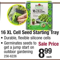 Menards 16 XL Cell Seed Starting Tray offer