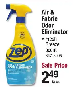 Menards Air & Fabric Odor Eliminator offer