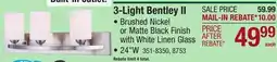 Menards 3-Light Bentley II offer