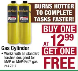 Menards Gas Cylinder offer