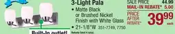 Menards 3-Light Pala offer
