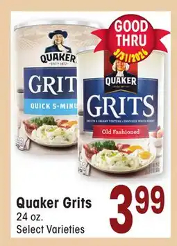 Jewel-Osco Quaker Grits offer