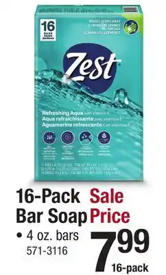 Menards 16-Pack Bar Soap offer