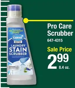 Menards Pro Care Scrubber offer