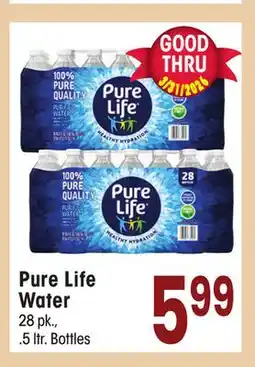 Jewel-Osco Pure Life Water offer