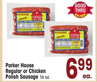 Jewel-Osco Parker House Regular or Chicken Polish Sausage offer