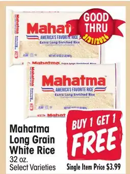 Jewel-Osco Mahatma Long Grain White Rice offer