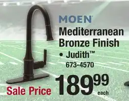 Menards Mediterranean Bronze Finish offer