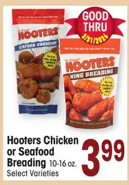 Jewel-Osco Hooters Chicken or Seafood Breading 10-16 oz offer