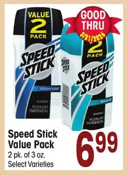 Jewel-Osco Speed Stick Value Pack offer
