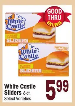 Jewel-Osco White Castle Sliders offer