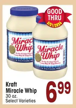 Jewel-Osco Kraft Miracle Whip offer