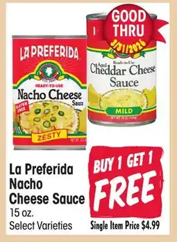 Jewel-Osco La Preferida Nacho Nacho Cheese Sauce offer
