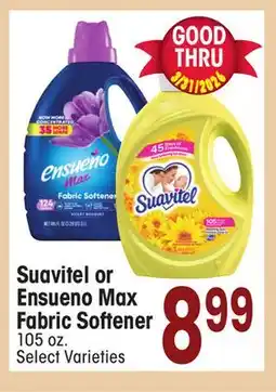 Jewel-Osco Suavitel or Ensueno Max Fabric Softener offer
