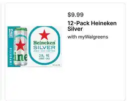 Walgreens 12-Pack Heineken Silver offer
