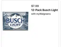 Walgreens 12-Pack Busch Light offer