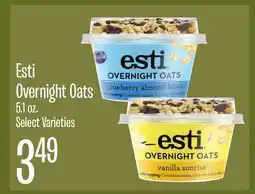 Jewel-Osco Esti Overnight Oats offer