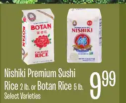Jewel-Osco Nishiki Premium Sushi Rice 2 lb. or Botan Rice 5 lb offer